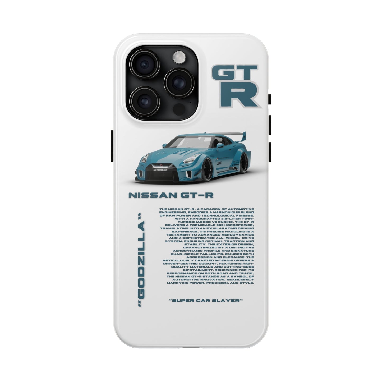 "Nissan-GTR" White Case