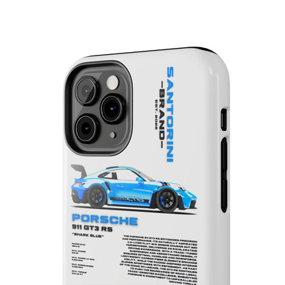 "Shark Blue" White Case